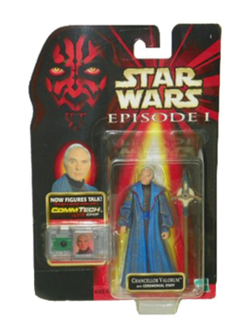 Hasbro Star Wars Chancellor Valorum With Ceremonial Staff Action Figure